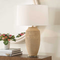UTTERMOST, Sandstone Flow Terracotta Table Lamp, TABLE LAMPS