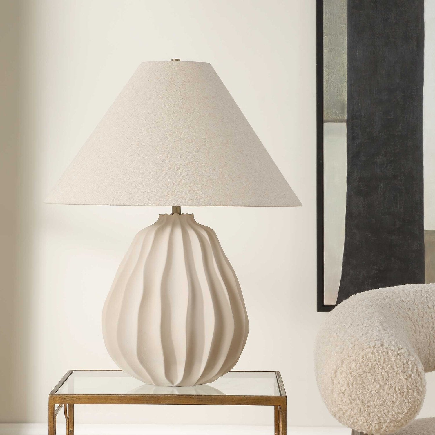 UTTERMOST, JAVARY MATTE TABLE LAMP, TABLE LAMPS