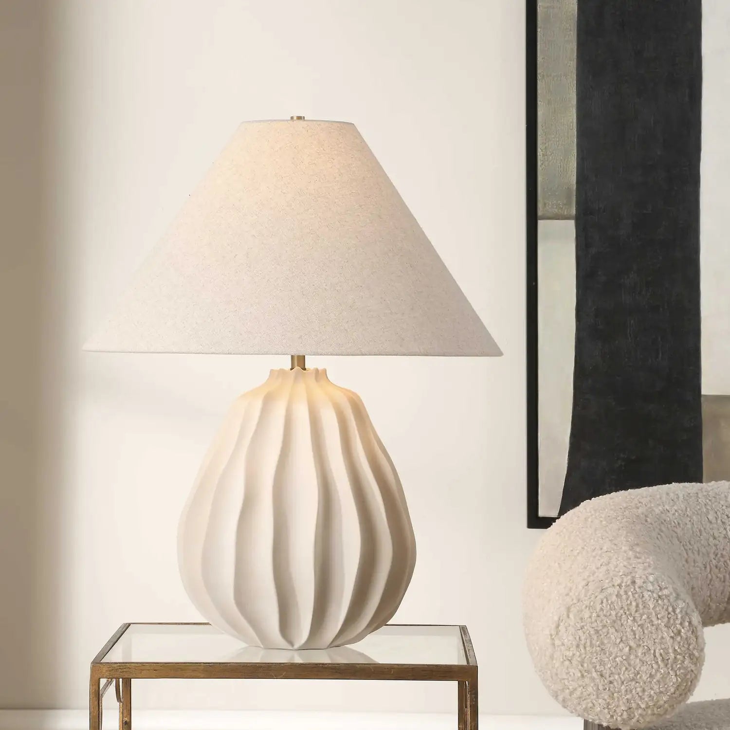 UTTERMOST, Javary Matte Table Lamp, TABLE LAMPS