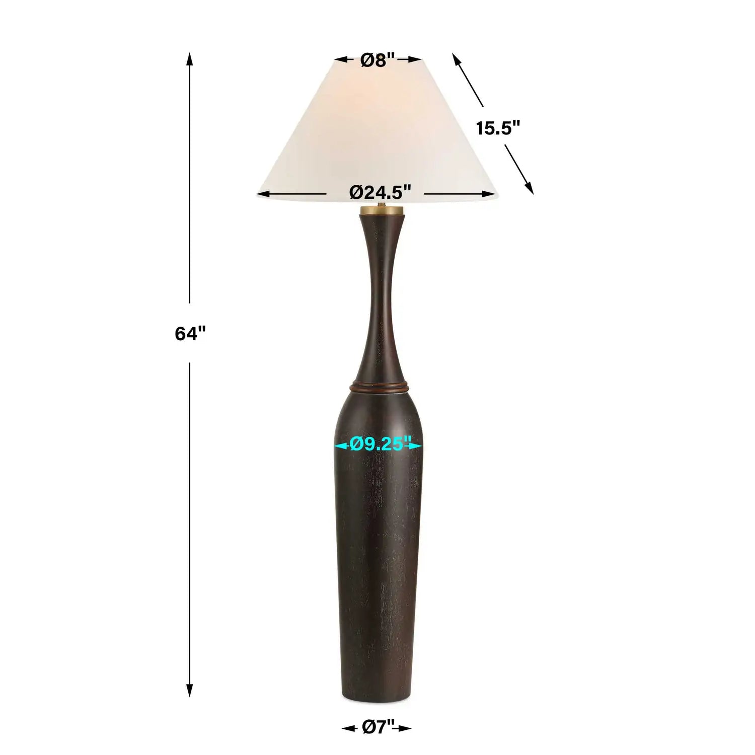 UTTERMOST, Pravin Floor Lamp, FLOOR LAMP