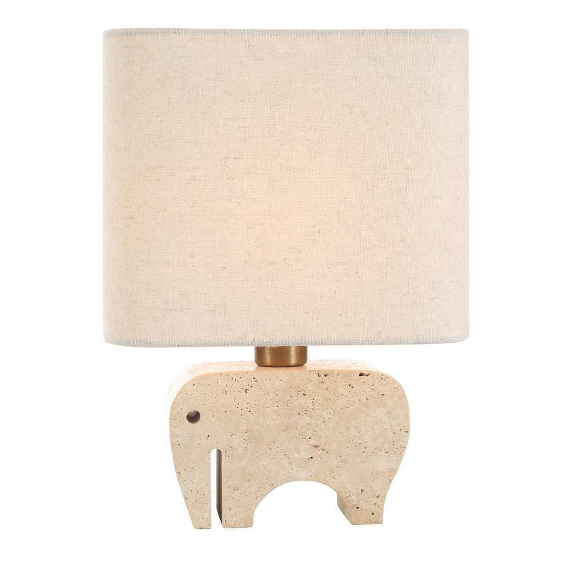 UTTERMOST, TUSK TRAVERTINE ACCENT LAMP, TABLE LAMPS