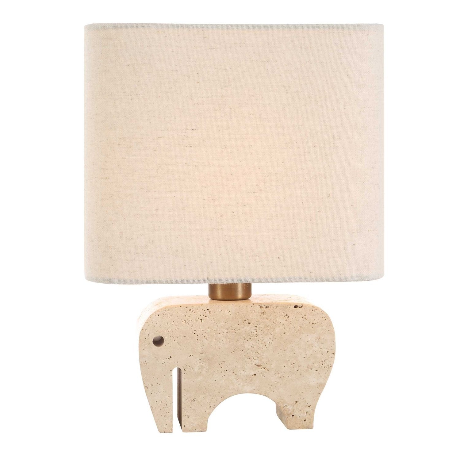UTTERMOST, TUSK TRAVERTINE ACCENT LAMP, TABLE LAMPS