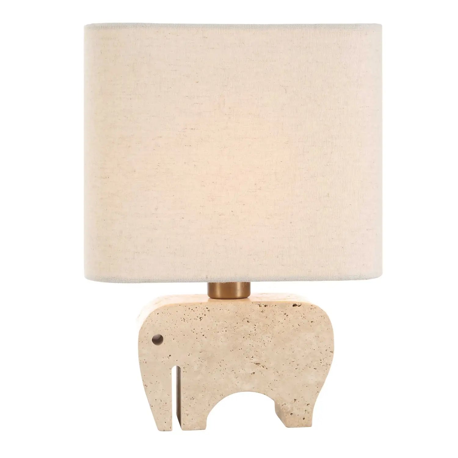UTTERMOST, Tusk Travertine Accent Lamp, TABLE LAMPS