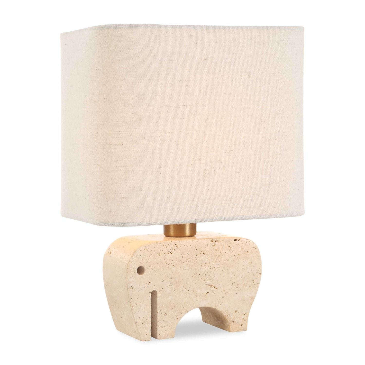 UTTERMOST, TUSK TRAVERTINE ACCENT LAMP, TABLE LAMPS