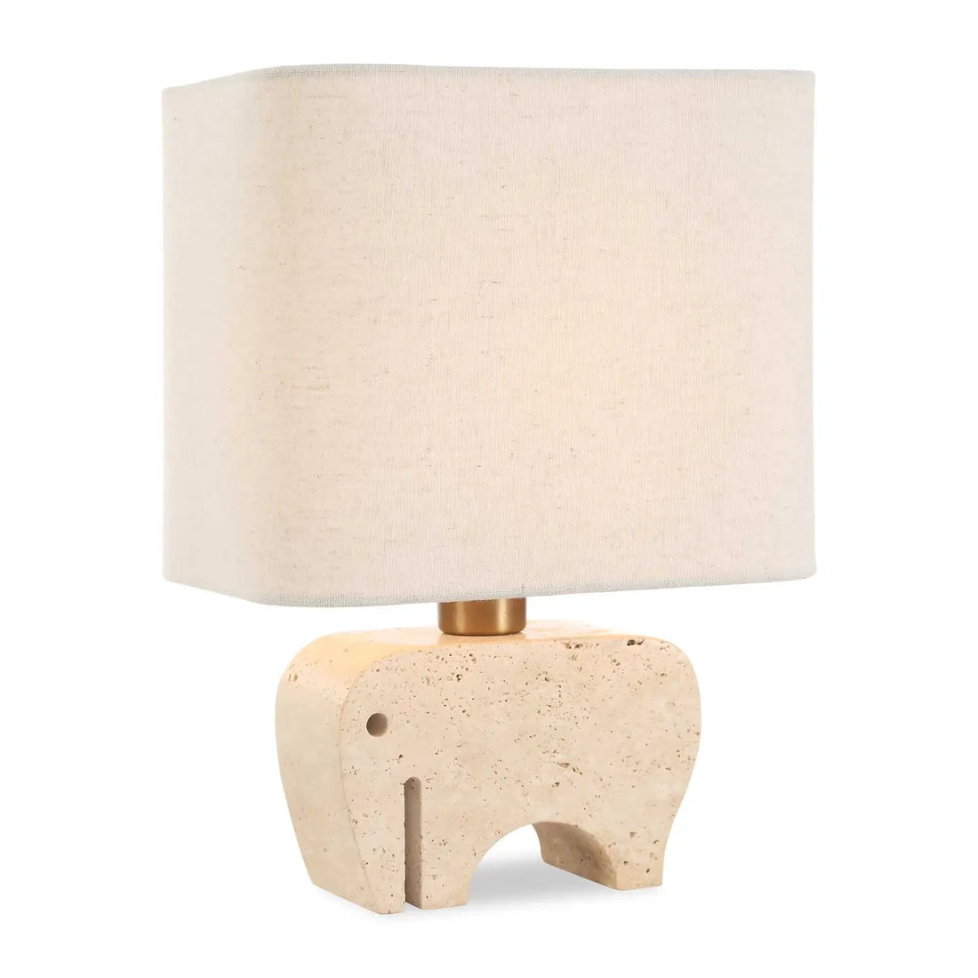 UTTERMOST, Tusk Travertine Accent Lamp, TABLE LAMPS