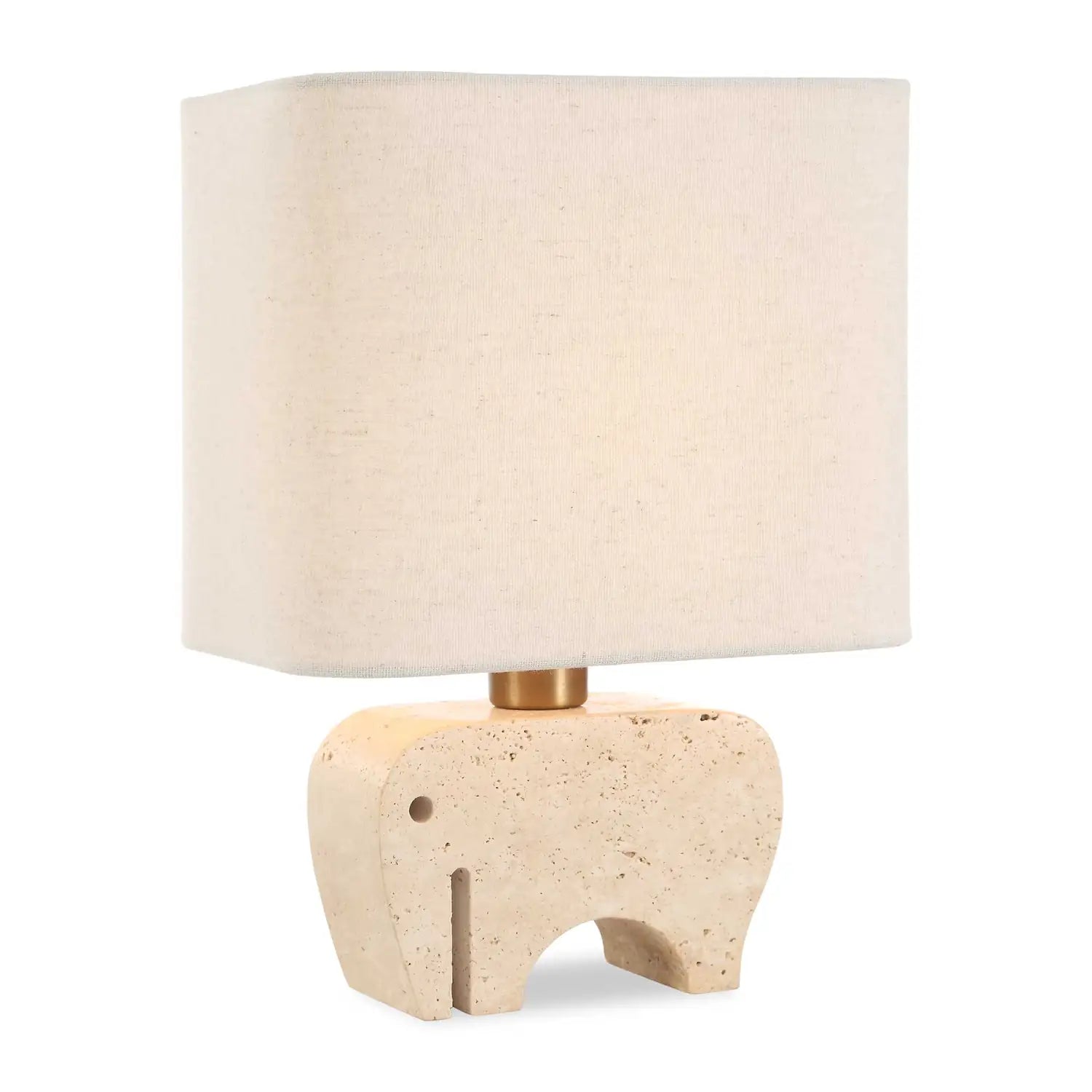 UTTERMOST, Tusk Travertine Accent Lamp, TABLE LAMPS