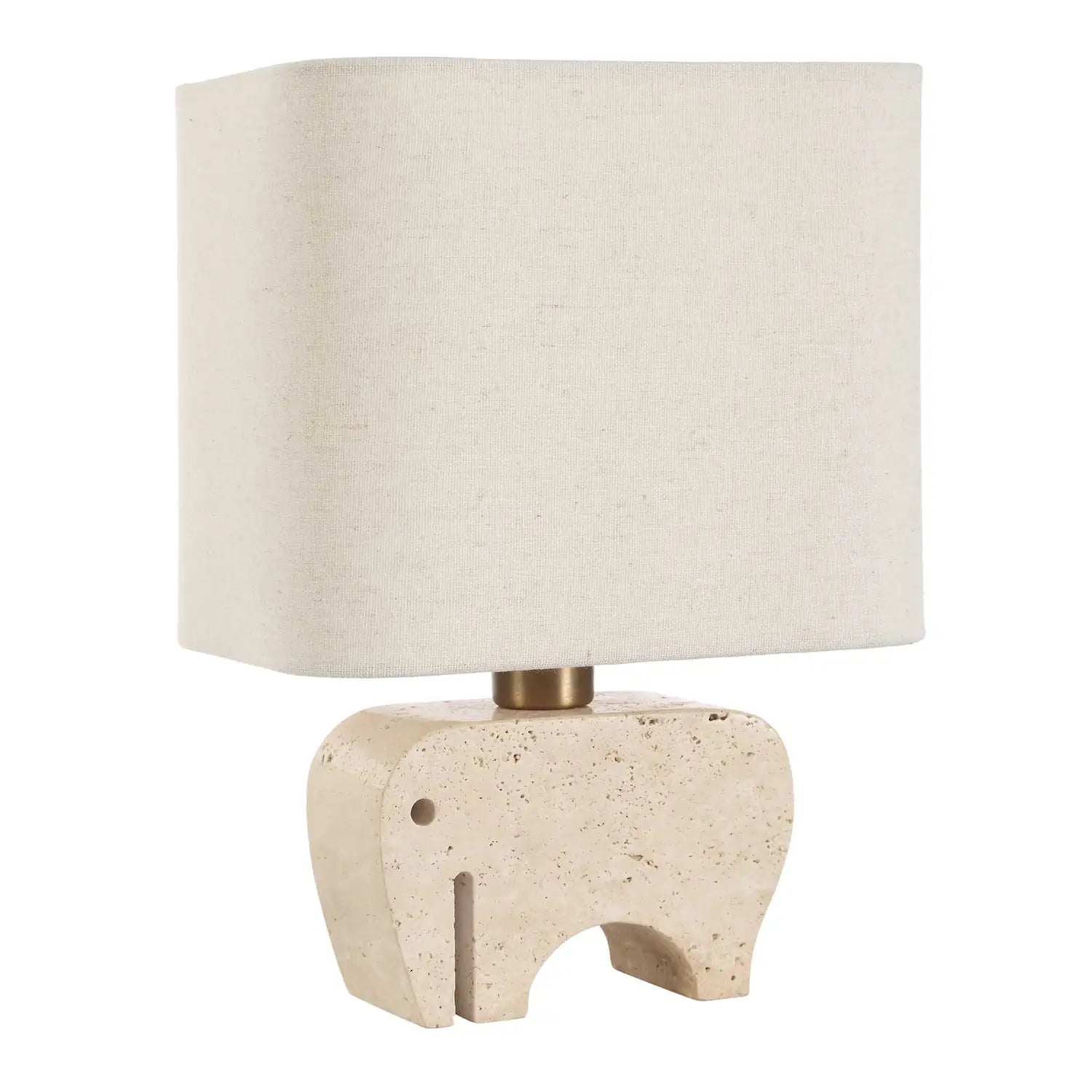 UTTERMOST, Tusk Travertine Accent Lamp, TABLE LAMPS