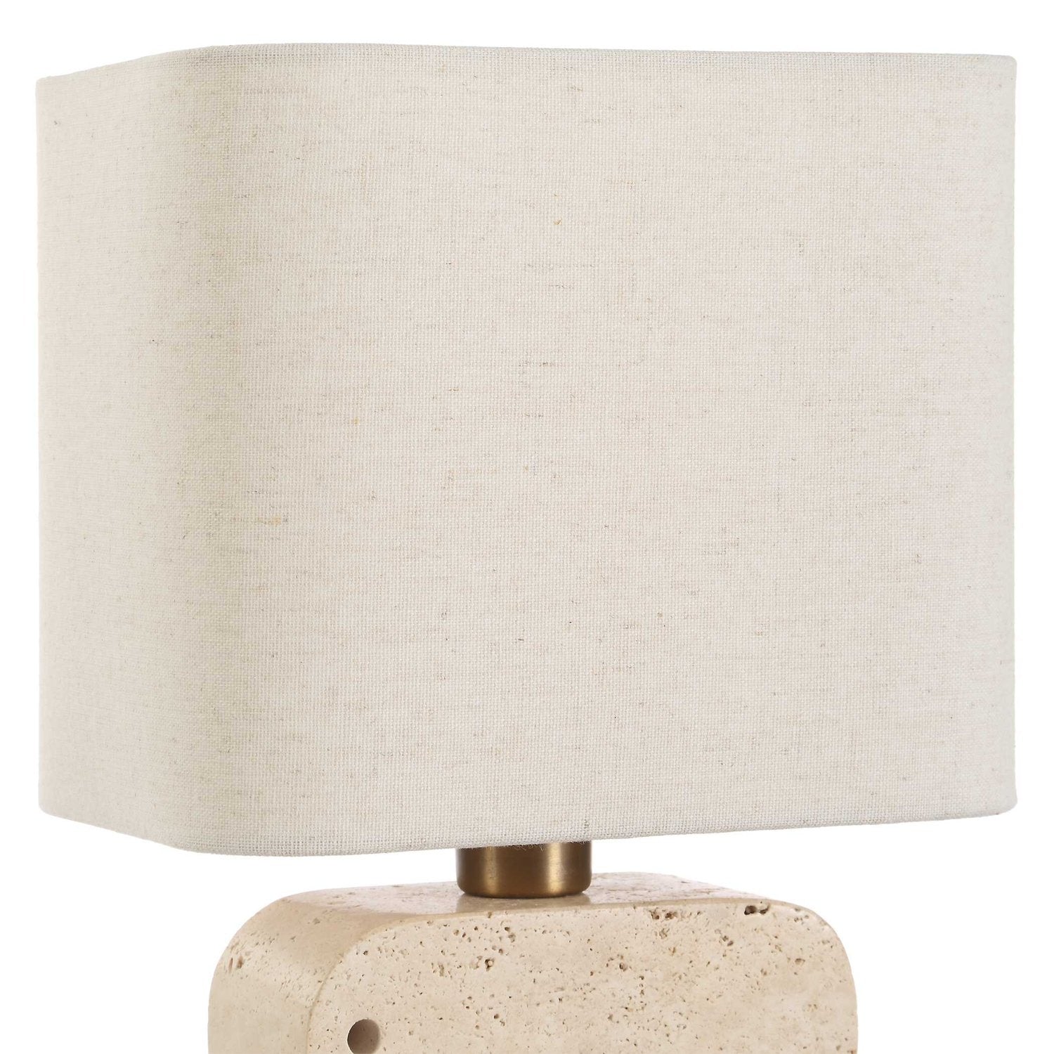 UTTERMOST, TUSK TRAVERTINE ACCENT LAMP, TABLE LAMPS
