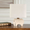 UTTERMOST, TUSK TRAVERTINE ACCENT LAMP, TABLE LAMPS