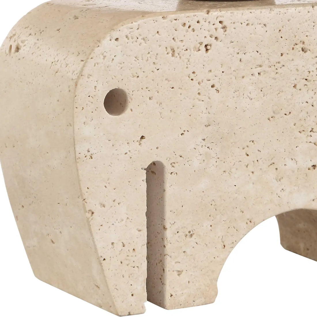 UTTERMOST, Tusk Travertine Accent Lamp, TABLE LAMPS
