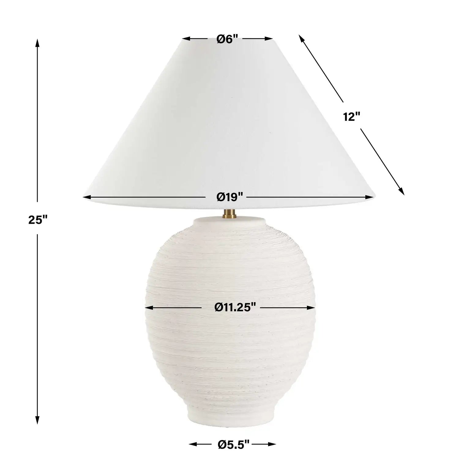 UTTERMOST, Rocio Table Lamp, TABLE LAMPS