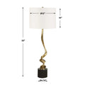 UTTERMOST, Spiraling Cordless Buffet Lamp, TABLE LAMPS