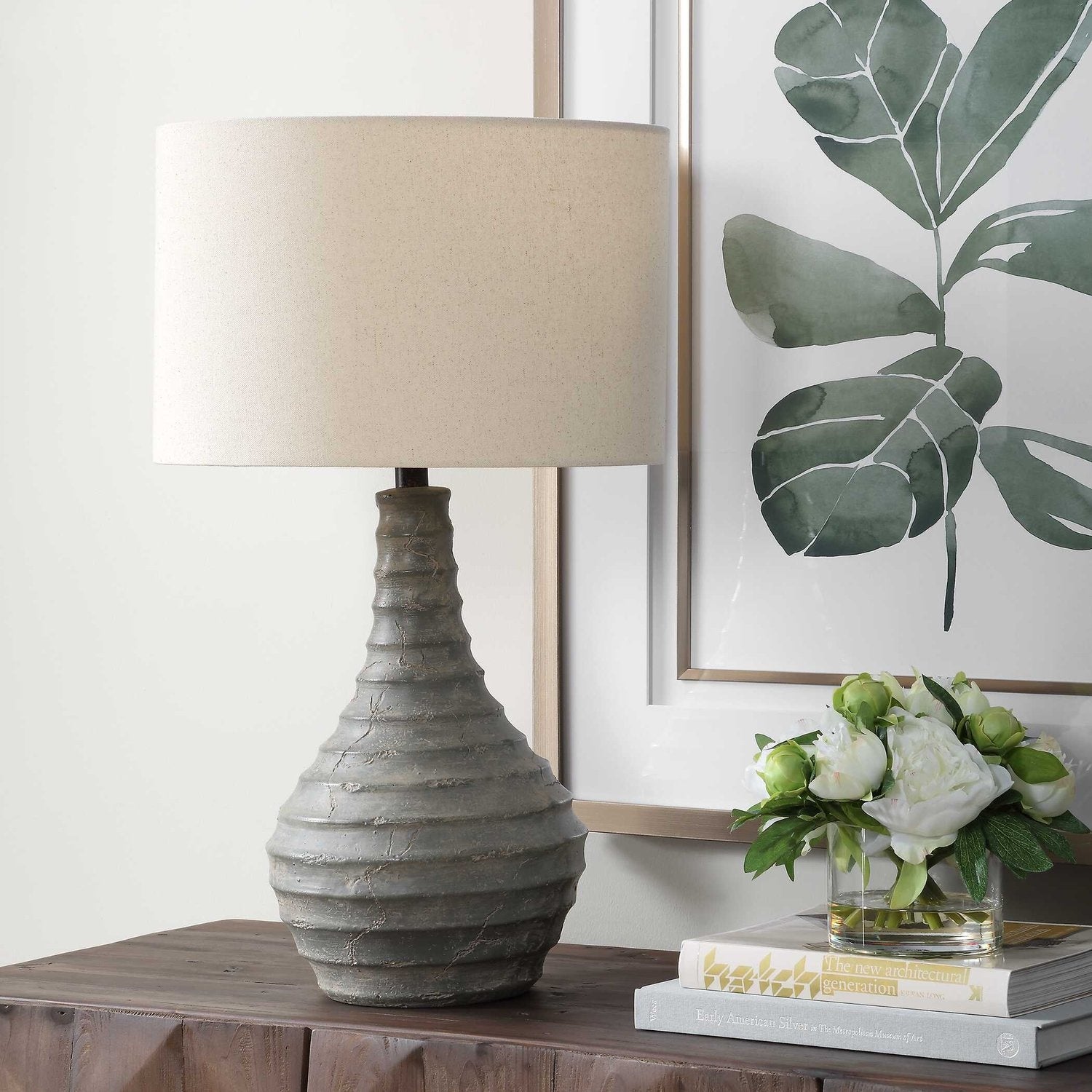 UTTERMOST, STRATUM RUSTIC OUTDOOR TABLE LAMP, TABLE LAMPS
