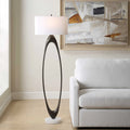 UTTERMOST, SONIC OPEN OVAL FLOOR LAMP, FLOOR LAMP