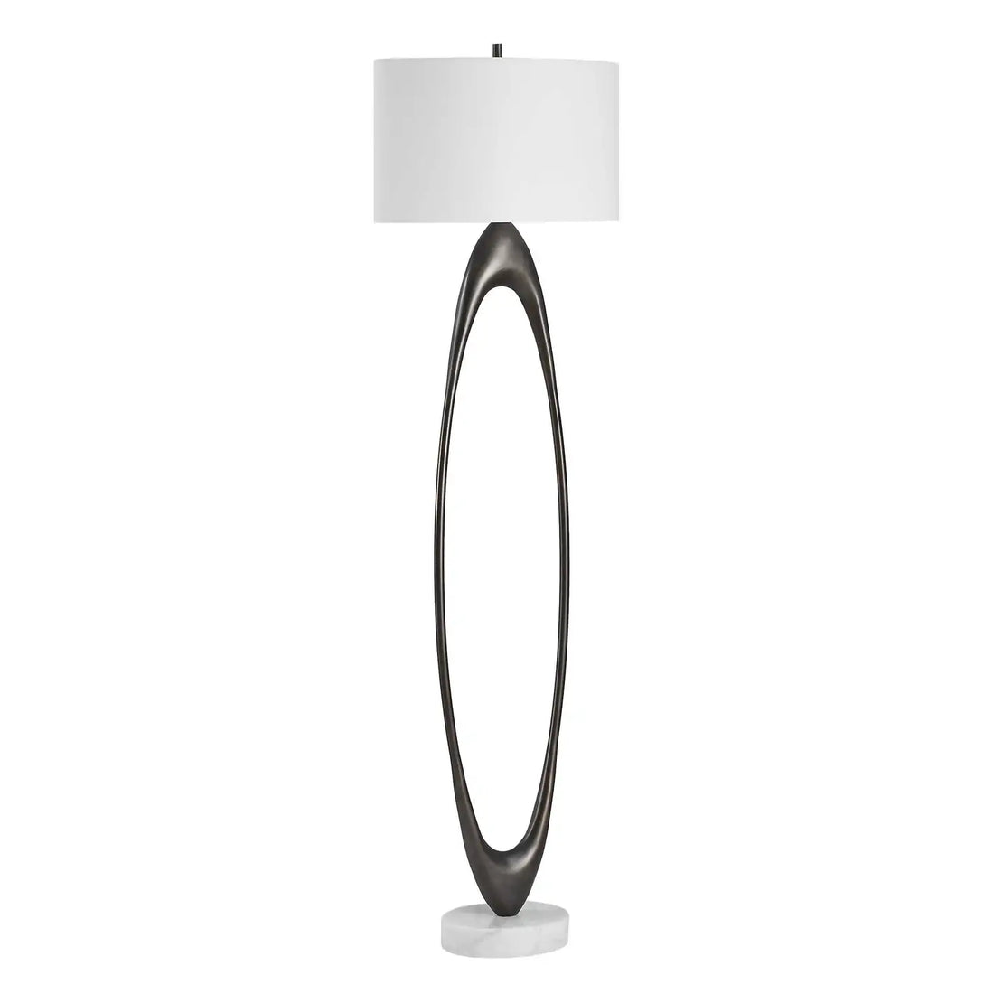 UTTERMOST, SONIC OPEN OVAL FLOOR LAMP, FLOOR LAMP