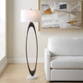 UTTERMOST, SONIC OPEN OVAL FLOOR LAMP, FLOOR LAMP