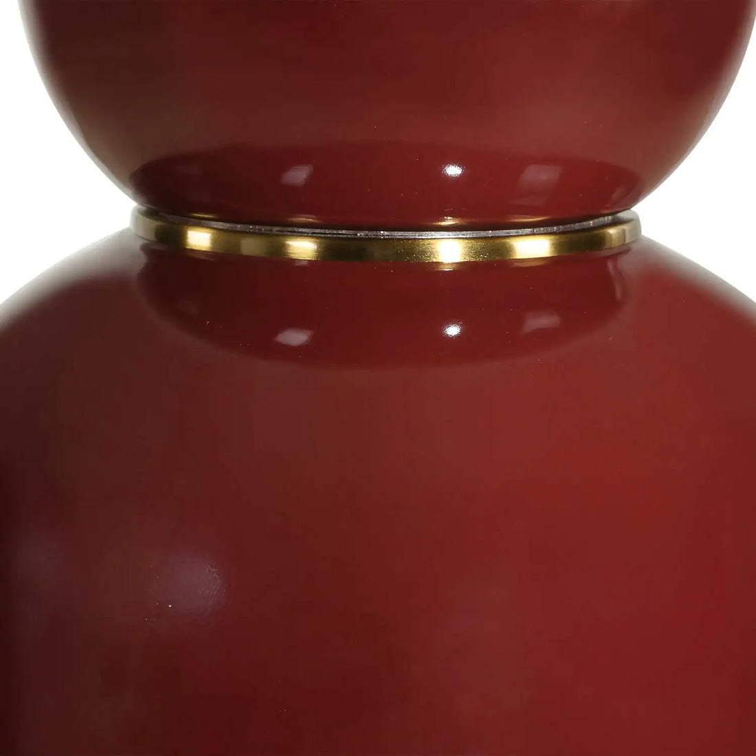 UTTERMOST, Gourd Burgundy Table Lamp, TABLE LAMPS