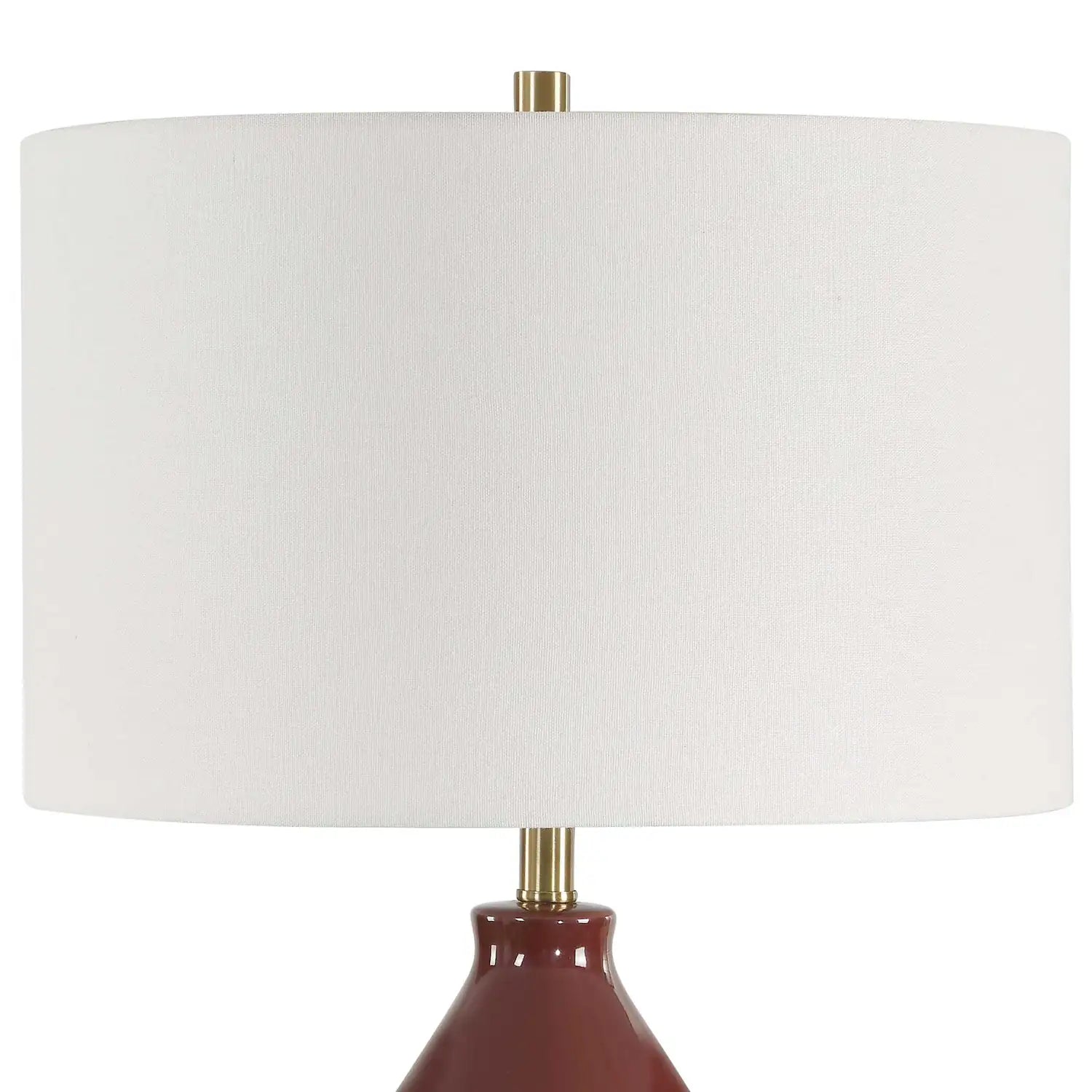 UTTERMOST, Gourd Burgundy Table Lamp, TABLE LAMPS