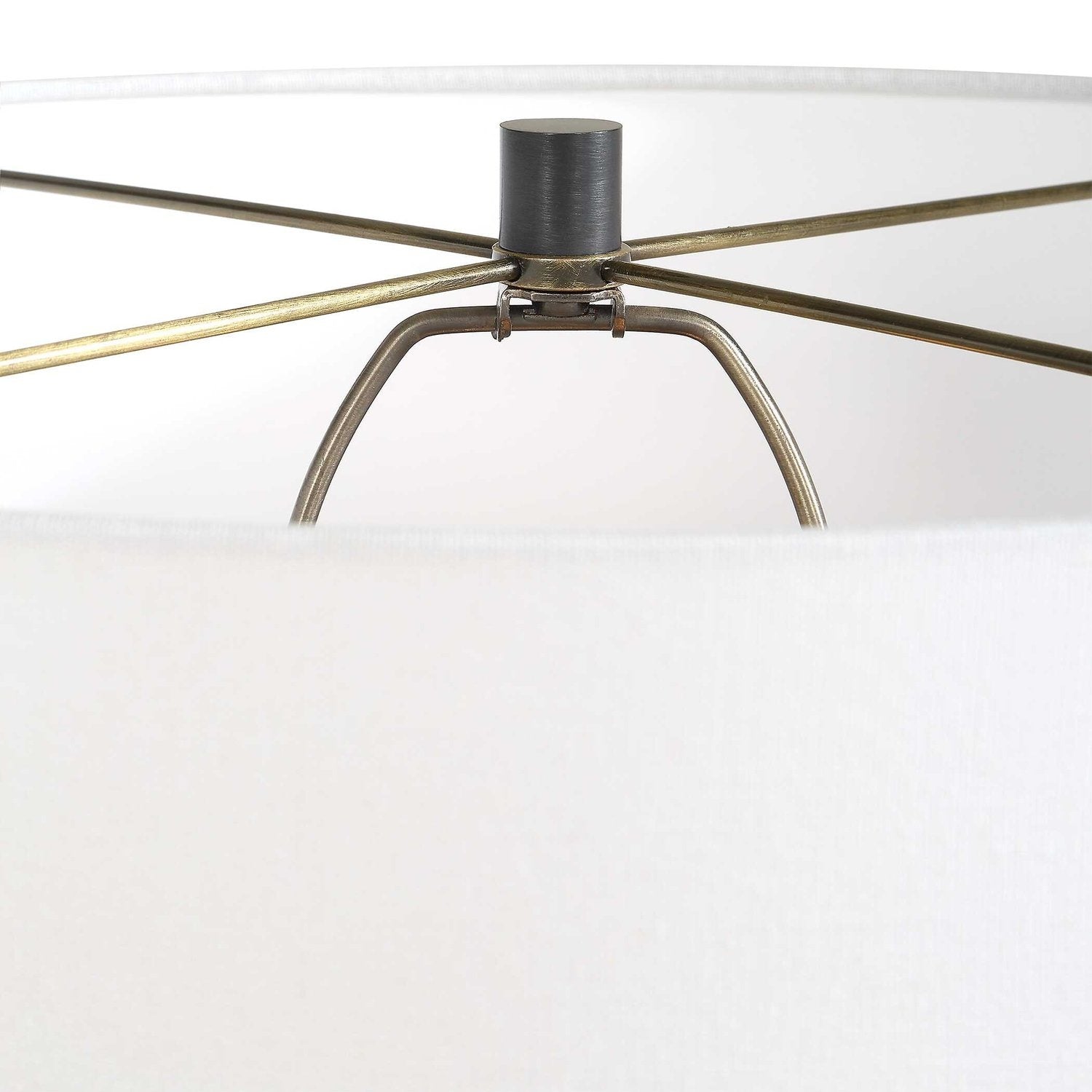 UTTERMOST, ROCK OF AGES RUST TABLE LAMP, TABLE LAMPS
