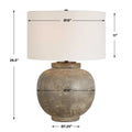 UTTERMOST, Rock Of Ages Rust Table Lamp, TABLE LAMPS