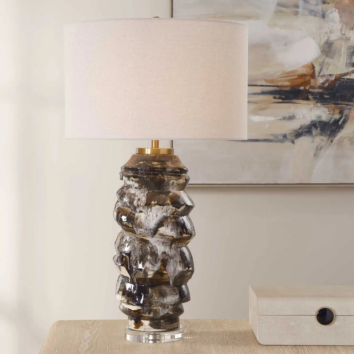 UTTERMOST, Cuoco Mottled Table Lamp, TABLE LAMPS