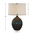 UTTERMOST, Levee Satin Table Lamp, TABLE LAMPS
