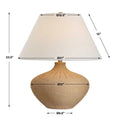 UTTERMOST, Eldon Terracotta Table Lamp, TABLE LAMPS