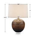 UTTERMOST, Brownell Rust Table Lamp, TABLE LAMPS