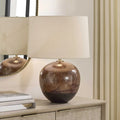 UTTERMOST, BROWNELL RUST TABLE LAMP, TABLE LAMPS