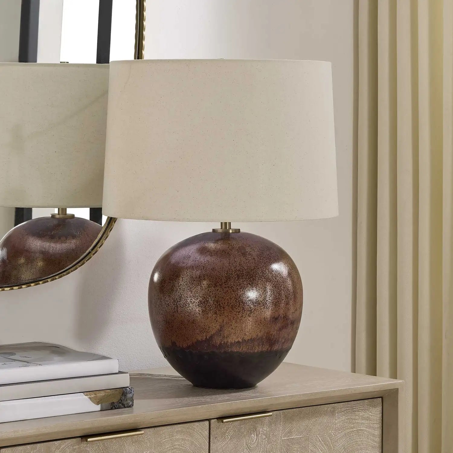UTTERMOST, Brownell Rust Table Lamp, TABLE LAMPS