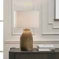 UTTERMOST, HARRIS MOTTLED TABLE LAMP, TABLE LAMPS