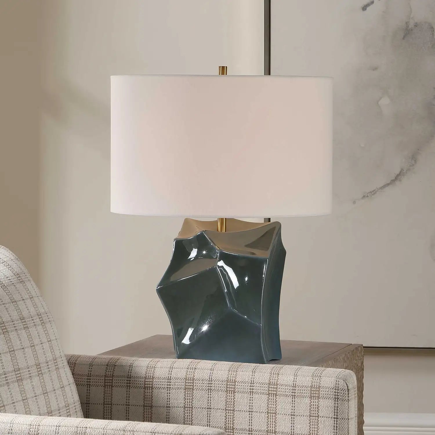 UTTERMOST, Prisma Smoky Table Lamp, TABLE LAMPS