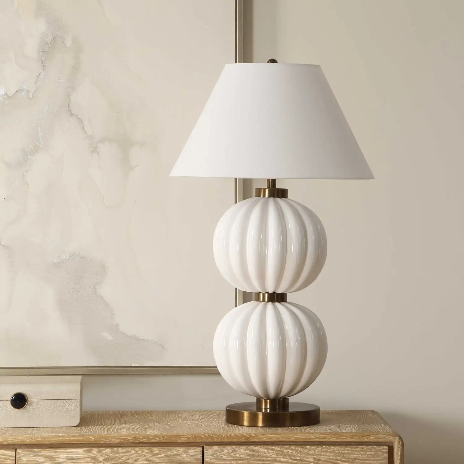 UTTERMOST, IRENA SPHERE TABLE LAMP, TABLE LAMPS