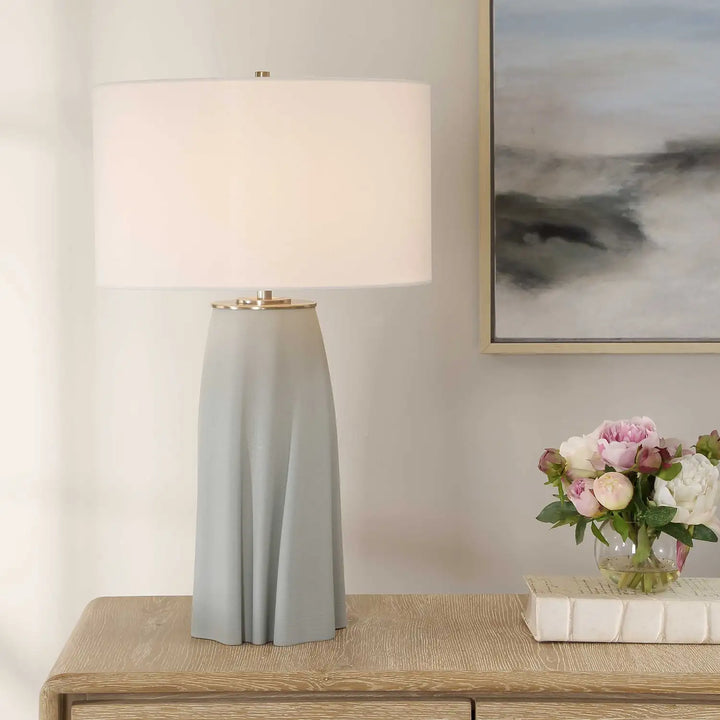 UTTERMOST, Cover Up Sculpted Table Lamp, TABLE LAMPS