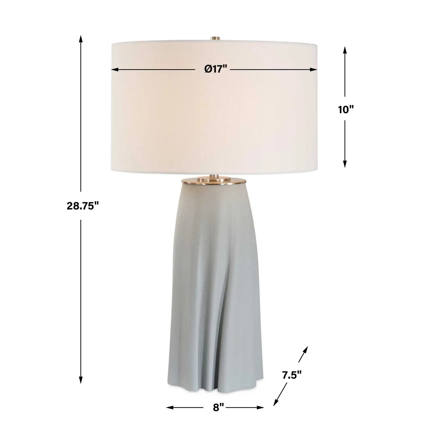 UTTERMOST, Cover Up Sculpted Table Lamp, TABLE LAMPS