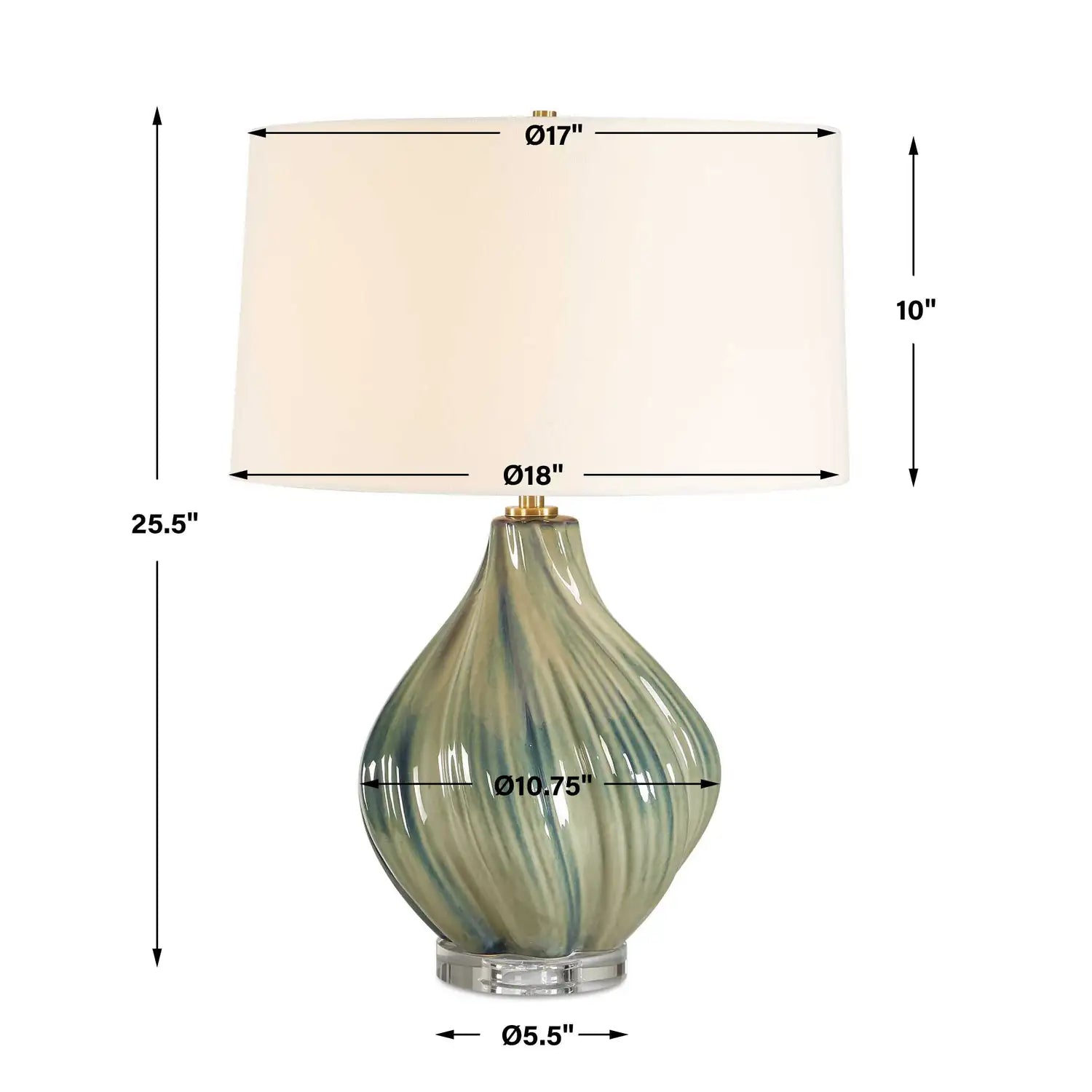 UTTERMOST, Tausha Table Lamp, TABLE LAMPS