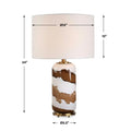 UTTERMOST, Ararat Swirl Table Lamp, TABLE LAMPS