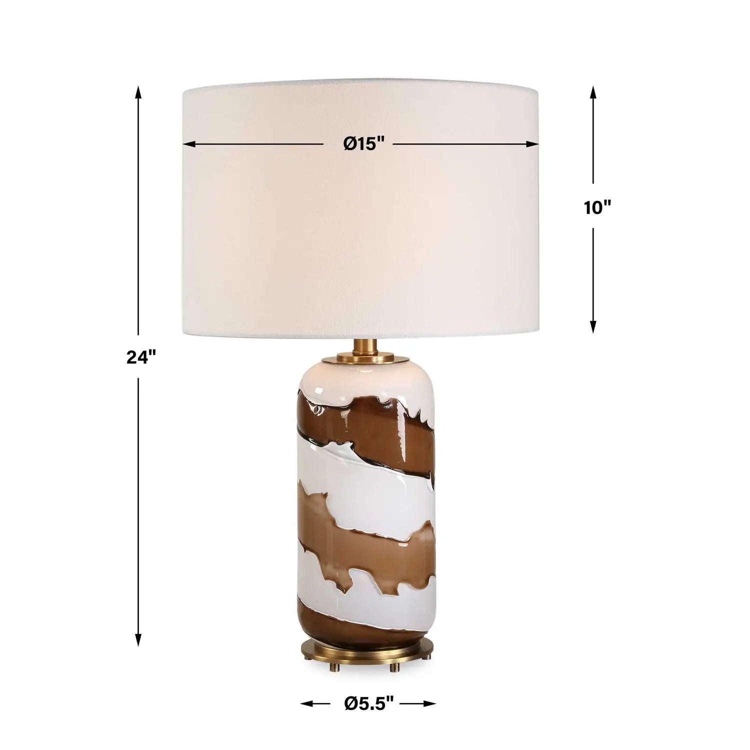 UTTERMOST, Ararat Swirl Table Lamp, TABLE LAMPS