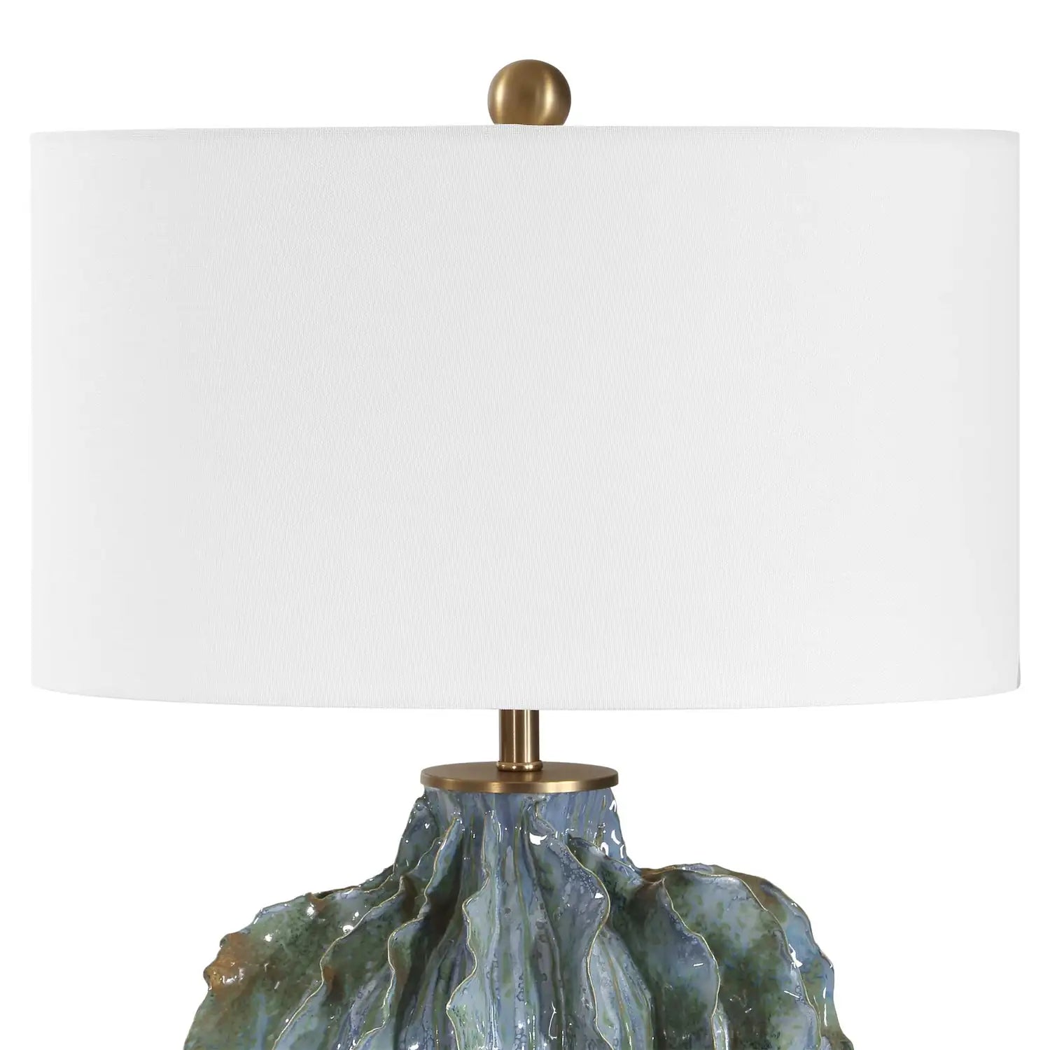 UTTERMOST, RUFFLE UP TABLE LAMP, TABLE LAMPS