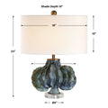 UTTERMOST, Ruffle Up Table Lamp, TABLE LAMPS
