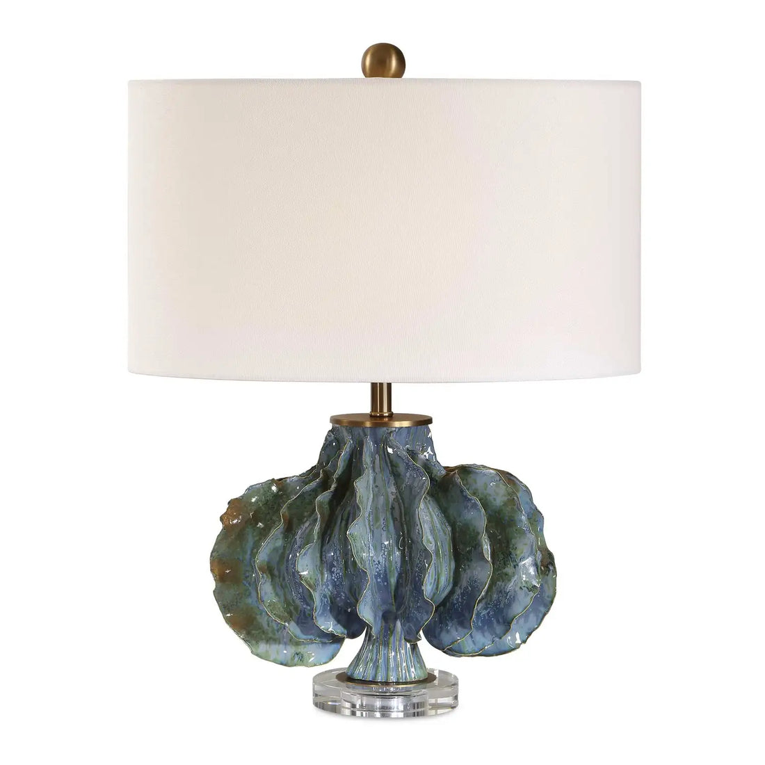 UTTERMOST, RUFFLE UP TABLE LAMP, TABLE LAMPS