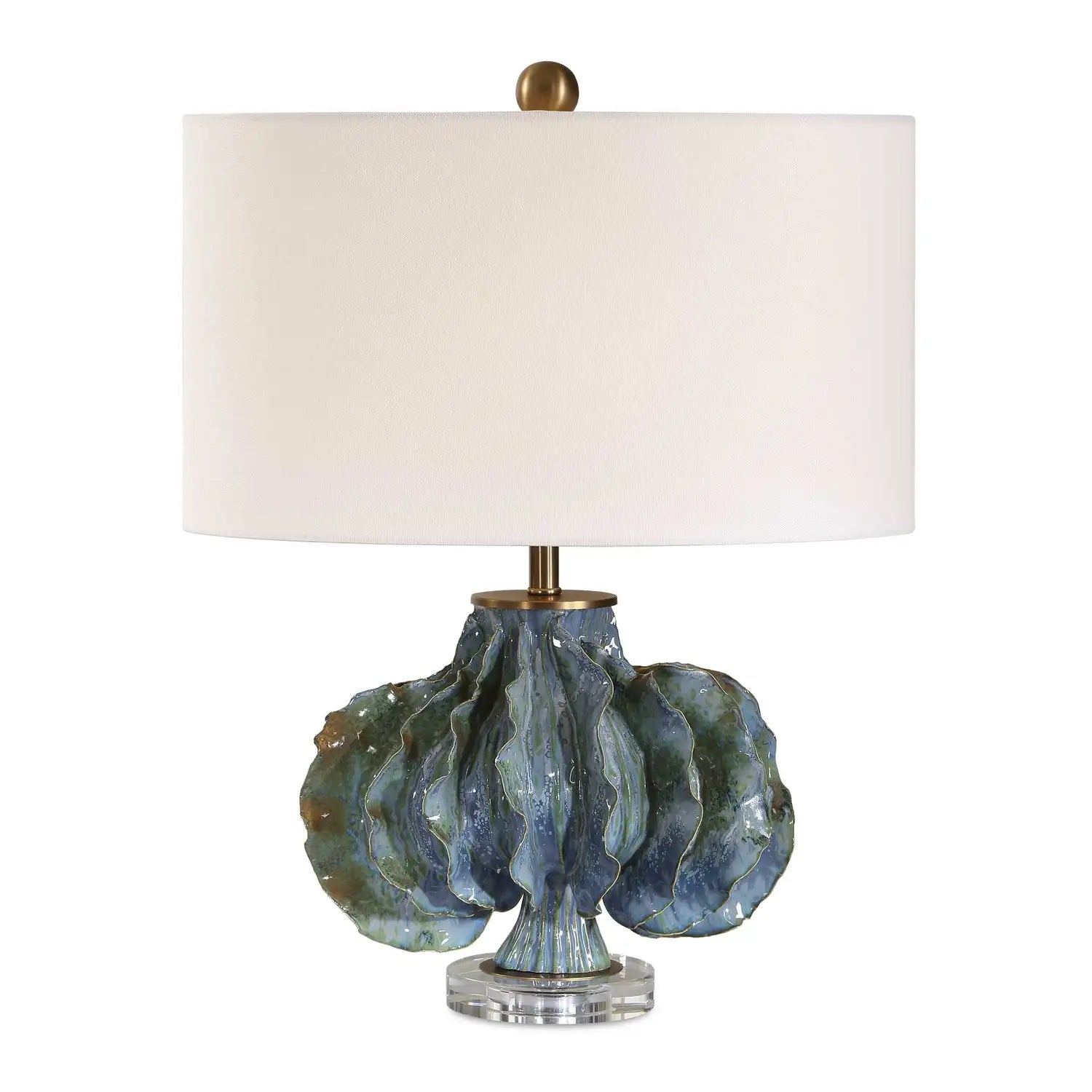 UTTERMOST, RUFFLE UP TABLE LAMP, TABLE LAMPS