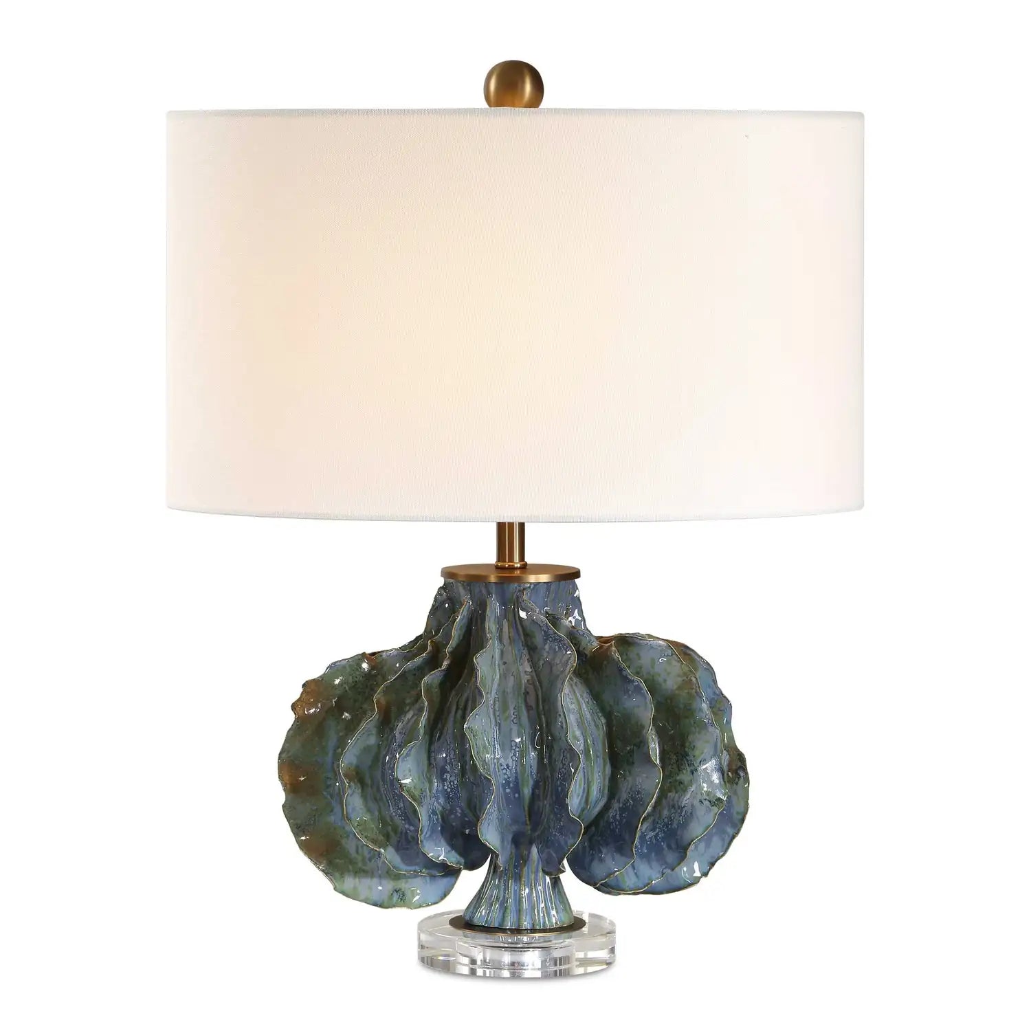 UTTERMOST, Ruffle Up Table Lamp, TABLE LAMPS