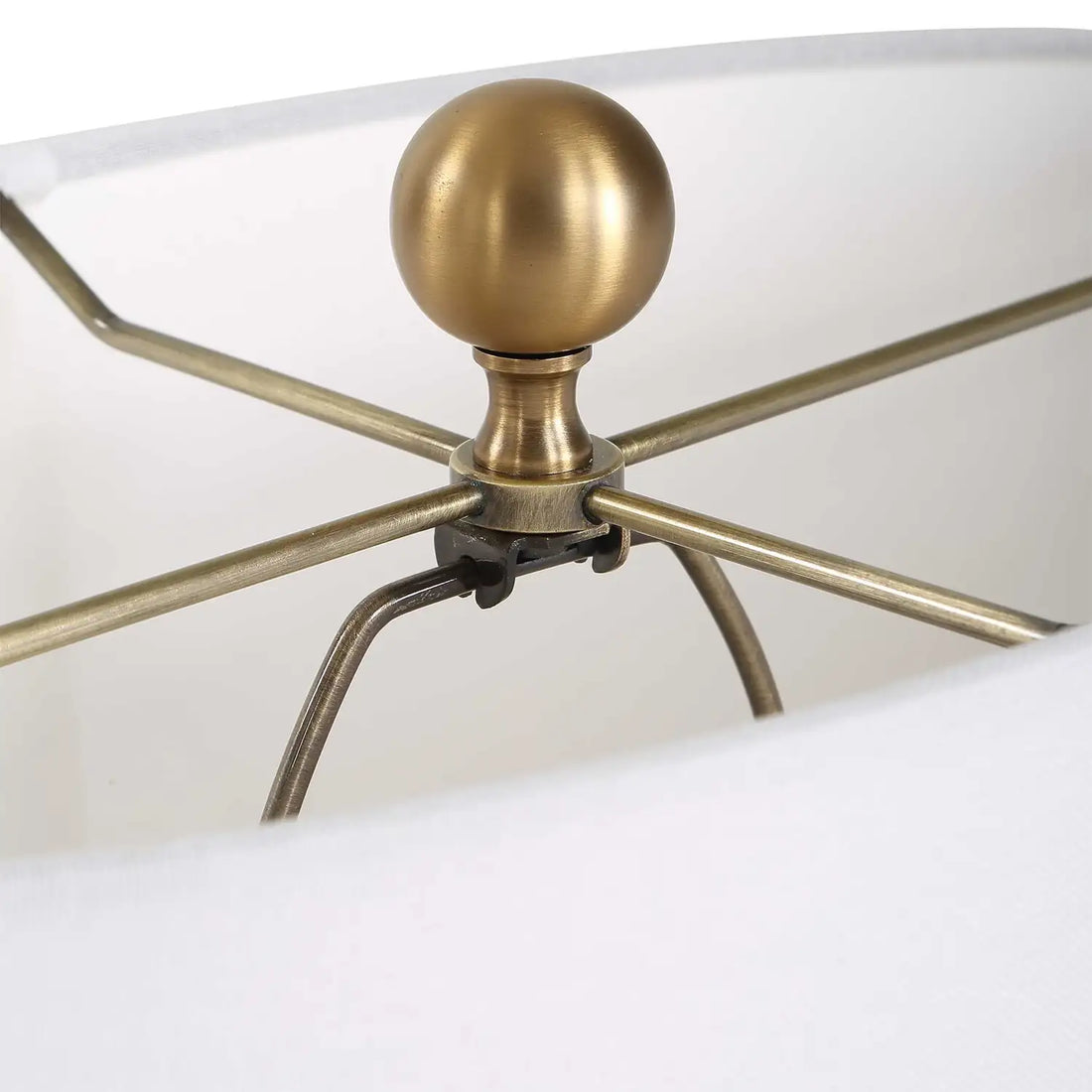 UTTERMOST, Ruffle Up Table Lamp, TABLE LAMPS