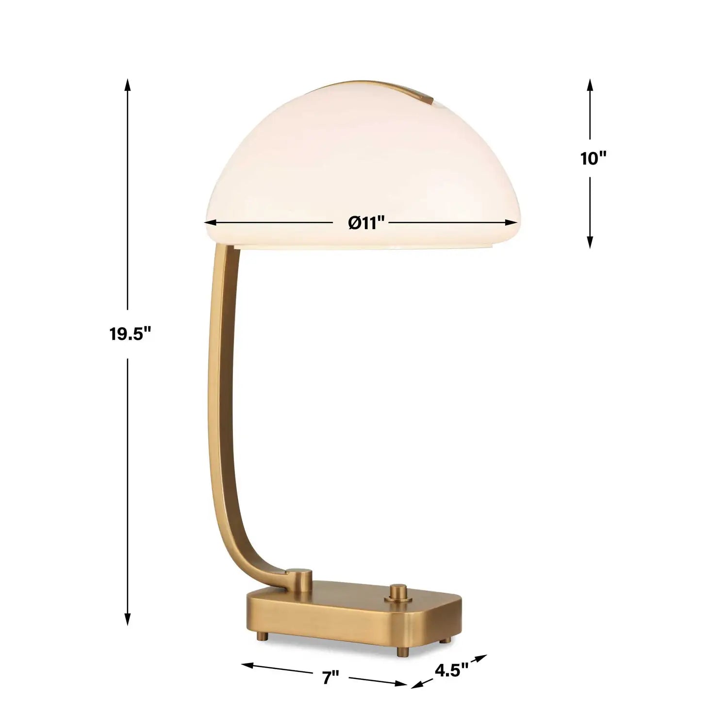 UTTERMOST, Bend The Rules Desk Lamp, TABLE LAMPS