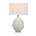 UTTERMOST, CLARY HORIZONTALLY STRIPED TABLE LAMP, TABLE LAMPS