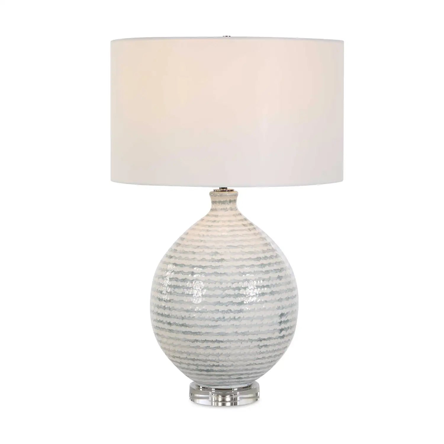 UTTERMOST, Clary Horizontally Striped Table Lamp, TABLE LAMPS