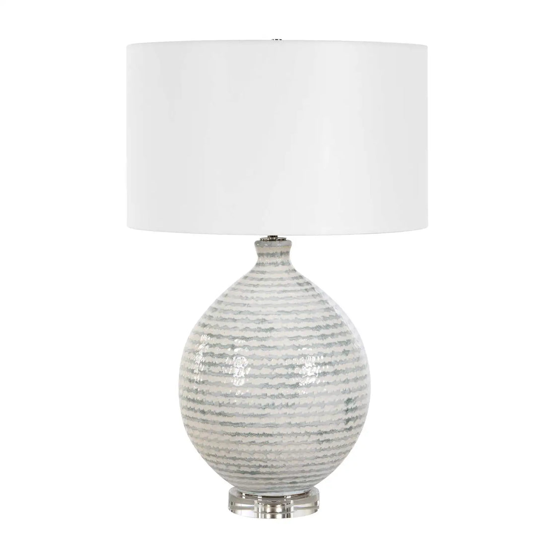 UTTERMOST, Clary Horizontally Striped Table Lamp, TABLE LAMPS