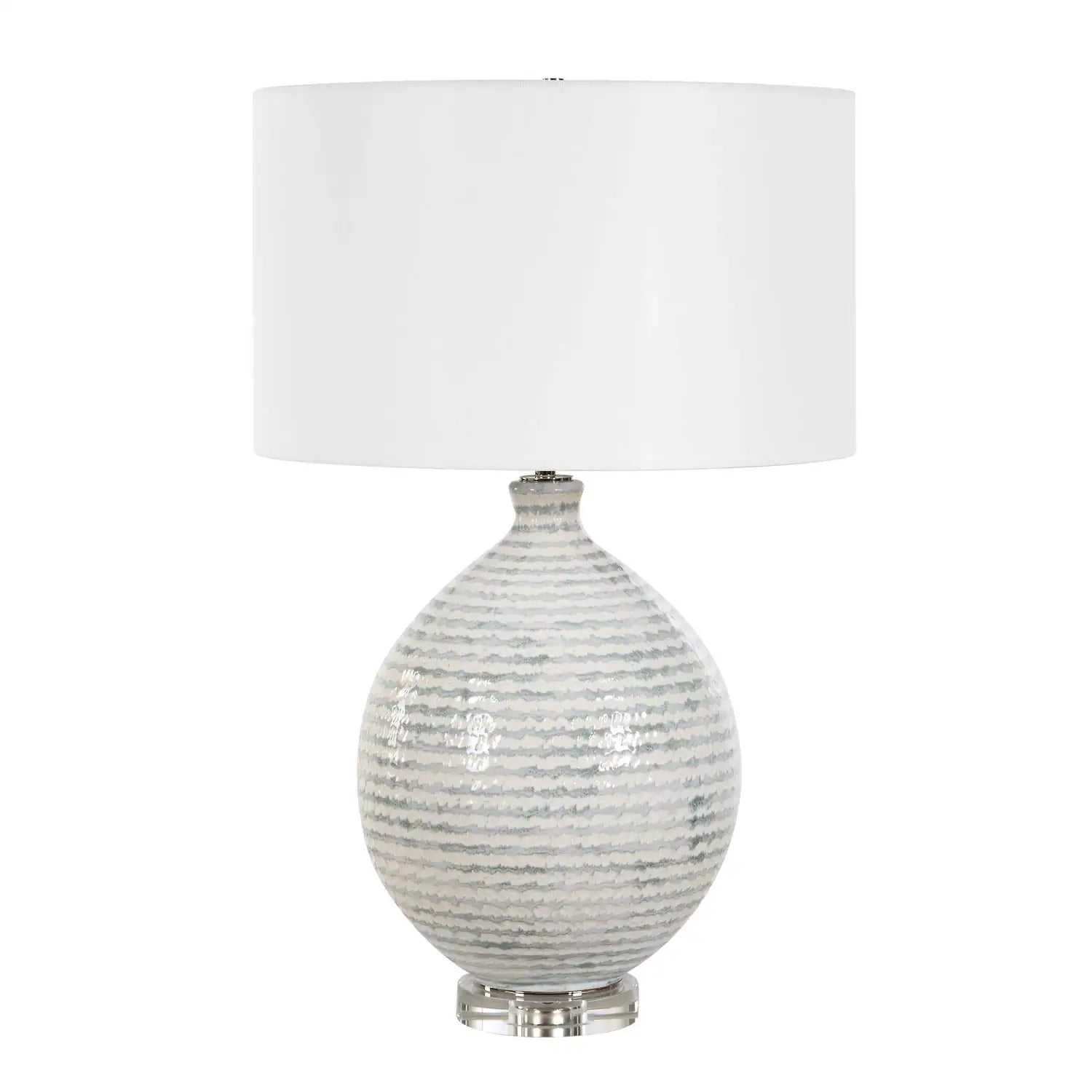 UTTERMOST, Clary Horizontally Striped Table Lamp, TABLE LAMPS