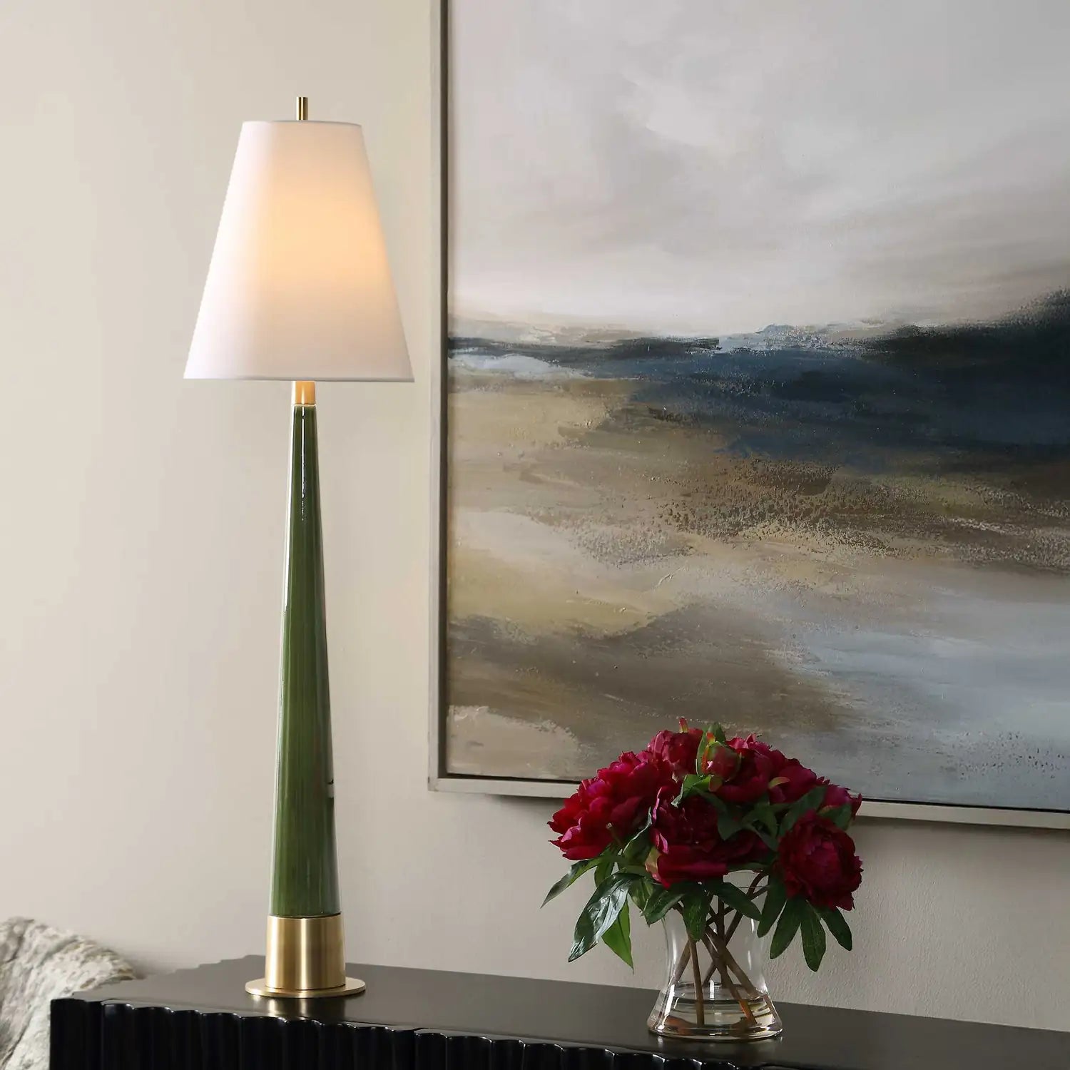 UTTERMOST Riccardi Moss Table Lamp